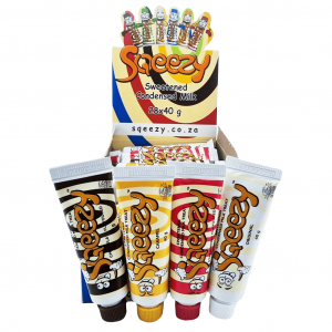 40g - 4 Mixed-Flavors Condensed Milk Treats in Tubes - 28 Units