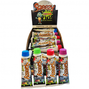40g Sqeezy Zombie Sour Slime 4 Mix - 28 Units