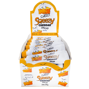 Sqeezy 35g Cheddar Cheese Spread – Convenient, Creamy & Delicious